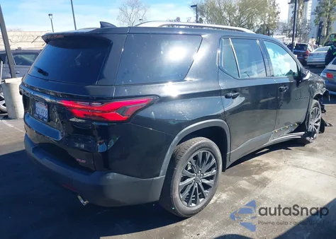 2022 Chevrolet Traverse Awd Rs из США, поврежденный, VIN 1GNEVJKW2NJ161845